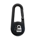 Colored Carabiner Compass - Black